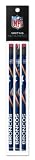 Denver Broncos 3 Pack Wood Pencil in Clear Bag with Header - NFL (12005-QUH)