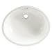 American Standard 0497.221.020 Ovalyn 19-Inch Basin Undercounter Sink with Front Overflow, White