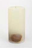 31VGo9 98CL. SL160  Unscented Pillar Candle with Inset Dried Lemon Slices