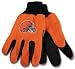 Cleveland Browns Two Tone Gloves