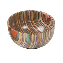 Nor Pro Rainbow 24oz Colored Wooden Bowl