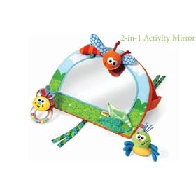 Infantino 2 in 1 Baby Activity Mirror