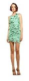 SILK COTTON VOILE RUFFLED DRESS