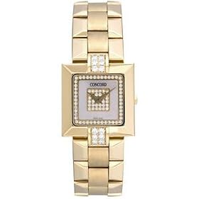 Click here to buy Concord La Scala Yellow Gold Diamond Ladies Watch 0309081 by Concord.
