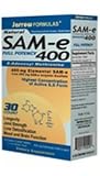 SAM-e 400 Box Packaging 30 Tabs 400 mg By Jarrow Formulas