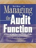 Managing the Audit Function 3th (third) edition Text Only