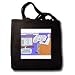 Londons Times Society Cartoons - Emergency Broadcasting System Test Taker - Tote Bags