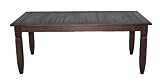 Ambientehome 57079 Tisch Sanaga Kiefer massiv T/B/H 91 x 190 x 76 cm, Kolonialstil