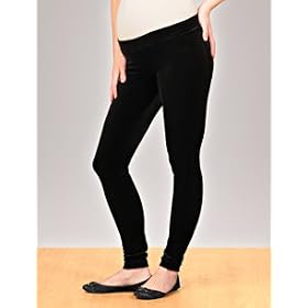 A Pea in the Pod Collection: 7 For All Mankind Pull On Style Velvet 5 Pocket Slim Leg Maternity Legging
