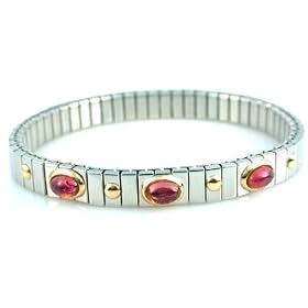SALE - Pink Tourmaline Gemstone Bracelet by 