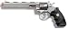 941 UHC 8 inch revolver, Silver airsoft gun