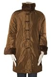 Misses Fur Trim Toggle Front Jacket