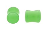 Green Jade Plug 00g - Sold As Pair