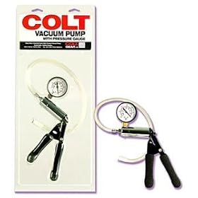 Trigger Style Hand Penis Pump with Pressure Gauge Colt