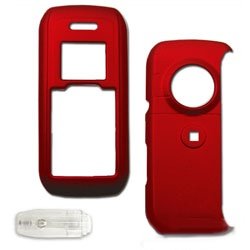 LG Env VX9900 Cell Phone Red Texture/Rubber Feel Protective Case Faceplate Cover