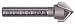 Milwaukee 48-23-7315 1/2 by 1-3/4-Inch V-Grooving Router Bit with 1/4-Inch Shank