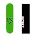 Bam Heartagram Pro New HIM 7.75 Skateboard Deck w/ Element Grip