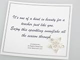 Teacher Snowflake Jewelry
