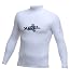 Xcel Men's 4-Way Stretch Long Sleeve Solid Color Rashguard with Sleeve Graphic