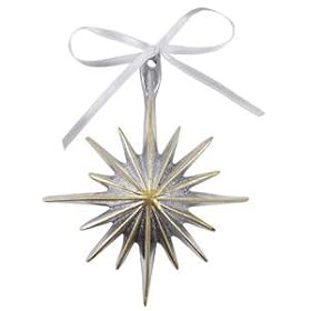 The original GILDED STAR Gift Ornament crafted by Mariposa -