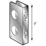MAG #2258-ABV Antique Brass Door Reinforcer 9 in. Install a Lock