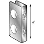 MAG #2258-ABV Antique Brass Door Reinforcer 9 in. Install a Lock