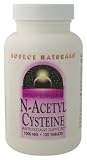 Source Naturals - N-Acetyl Cysteine, 1000 mg, 120 tablets