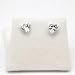 Sterling Silver Clear 5mm CZ Heart Shaped Earrings by The Olivia Collection!