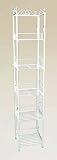 5-tier Rack in White ADS6076-wh