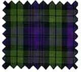 100% Cotton Flannel Scarf Blackwatch Tartan Plaid