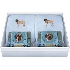 Double Gift Box with Mastiff Soap and Towel