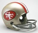 San Francisco 49ers 1964-95 Classic RK Throwback Full Size Helmet - Football Sports Merchandise