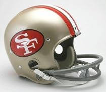 San Francisco 49ers 1964-95 Classic RK Throwback Full Size Helmet - Football Sports Merchandise
