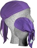 Wickie Wear Tie-Back Bandana Style - True Violet