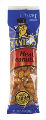 PLANTERS 2/$1 HEAT PEANUTS 1.75 oz Each ( 18 in a Pack )