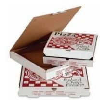 Pizza Box, Printed, Corrugated, 10in. X 10in. X 2in. -- 50 Per Case