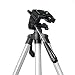 Camera Tripod 53-Inch with Bubble Level (Silver)