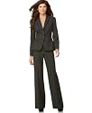 Tahari by ASL Pant Suit, Flap Pocket Detail