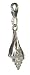Jane Davis CHM 002 Sterling silver conch Shell Charm