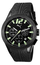 PUMA Men's PU101961001 Tire Black Dial Watch