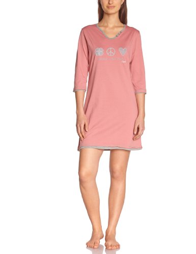 Esprit - Love Code - Chemise de Nuit - Imprimé - Coton - Femme - Rose - FR : 42 (Taille fabricant : 40) Esprit - Love Code - Chemise de Nuit - Imprimé - Coton - Femme - Rose - FR : 42 (Taille fabricant : 40)