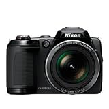 Nikon COOLPIX L120 14.1 MP Digital Camera with 21x NIKKOR Wide-Angle Optical Zoom Lens and 3-Inch LCD (Black) Nikon COOLPIX L120 14.1 MP Digital Camera with 21x NIKKOR Wide-Angle Optical Zoom Lens and 3-Inch LCD (Black)