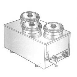 Commercial Electric Triple Food or Soup Warmer
