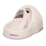 Petmate Fresh Flow Pet Fountain, Jumbo, Bleached Linen