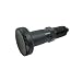 GN 617.1 Series Steel Lock-Out Type Metric Size Indexing Plunger without Lock Nut, M10 x 1.0mm Thread Size, 17mm Thread Length