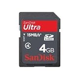 SanDisk SDSDRH-004G-A11 4GB/15MB Ultra SDHC Card (US Retail Packaging)