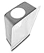 Dryerbox RB-500 Metal Retro-Fit Receptacle to House Dryers Flex Hose, White