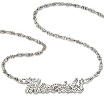 Logoart Dallas Mavericks Team Name Script Necklace