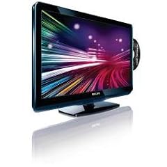 Philips 22PFL3805H/12 56 cm (22 Zoll) LED-Backlight-Fernseher (HD-Ready, 50Hz, integrierter DVD Player) hochglanz schwarz