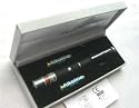 5mw High Powered Black Dimple Green Laser Pointer With DOUBLE Bonus LED Flashlight and BLUE Microfiber Optical Cloth